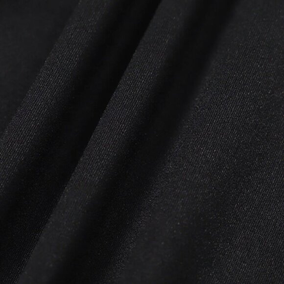 BERLOOK Black Contrast A-Line Skirt 18 - Picture 8 of 9